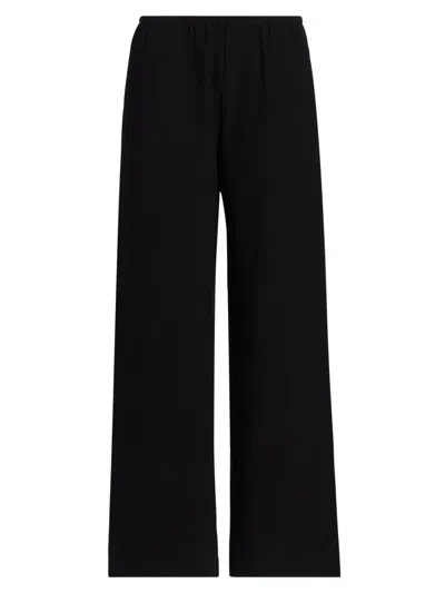 Leset Women's Arielle Wide-leg Pants In Black