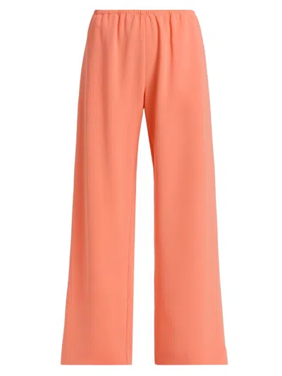 Leset Women's Arielle Wide-leg Pants In Orange
