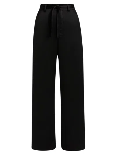 Leset Women's Barb Tie-waist Pants In Black