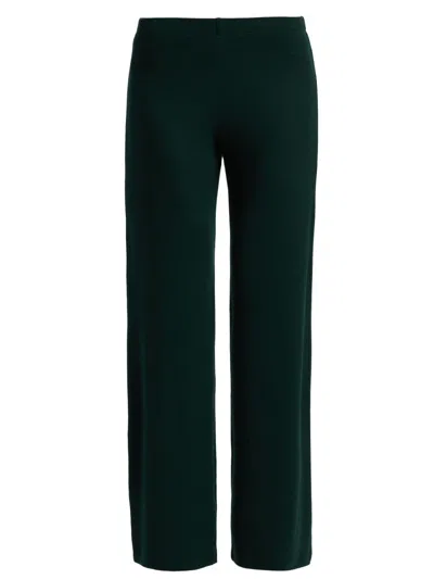 Leset Women's Lauren Wide-leg Pants In Green