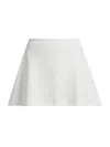 Leset Rio Jersey Mini Skort In White