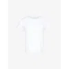 Leset Womens White Mango Cotton-jersey T-shirt