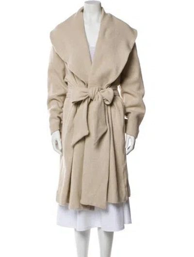 Pre-owned Leset Wool Robe In Neutral