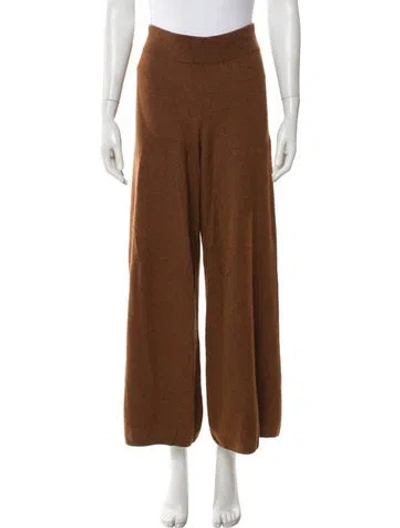 Pre-owned Leset Wool Sweatpants In Brown