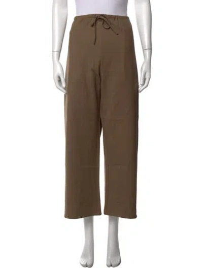 Pre-owned Leset Wool Wide Leg Pants In Neutral