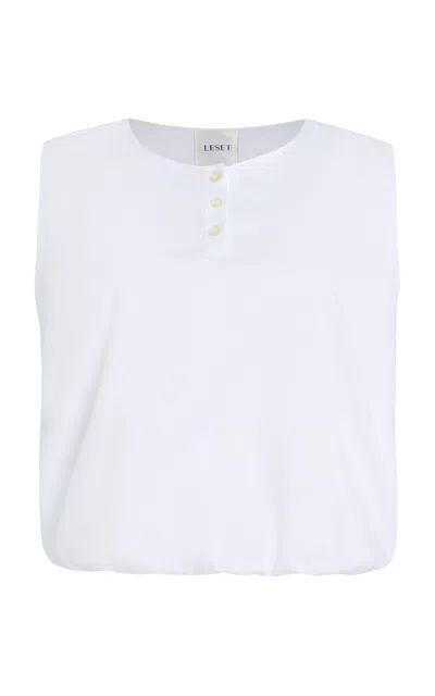 Leset Yoko Cotton Mini Tank Dress
