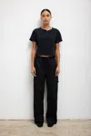 Leset Yoko Drawstring Pant In Black