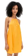 Leset Yoko Halter Mini Dress Sun In Yellow