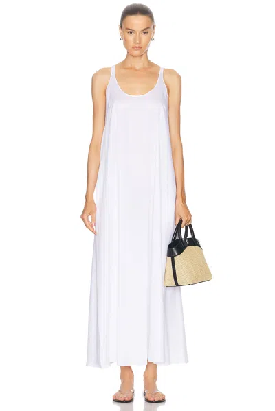 Leset Yoko Maxi Tank Dress In White