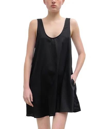 Leset Yoko Mini Tank Dress In Black