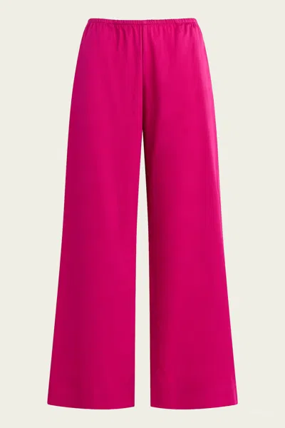 Leset Yoko Pocket Pant In Amaranth In Pink