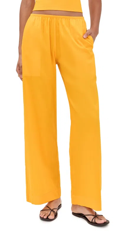 Leset Yoko Pocket Pants Sun In Yellow
