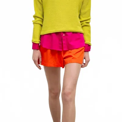 Leset Yoko Summer Short In Feu In Multi