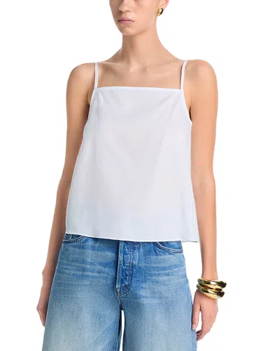 Leset Yoko Tie Back Top In White