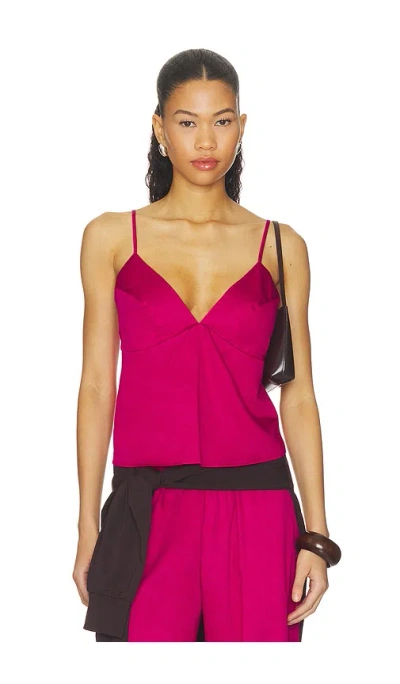 Leset Yoko Triangle Tank In Purple