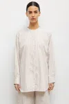 Leset Yoshi Collarless Button Down