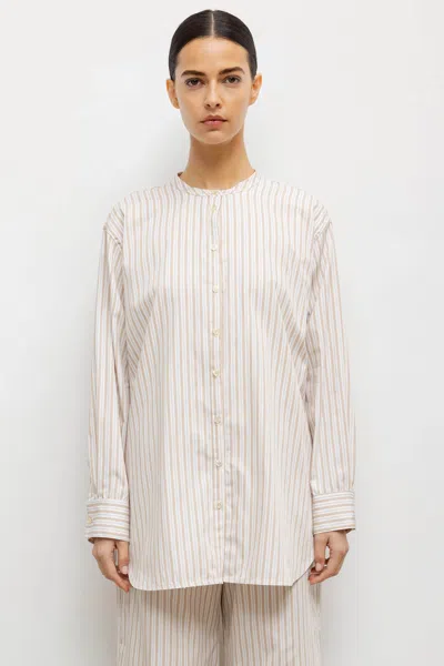 Leset Yoshi Collarless Button Down