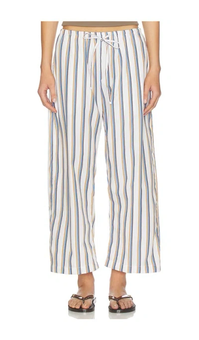 Leset Yoshi Stripe Crop Drawstring Pant