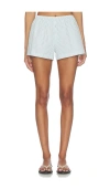Leset Yoshi Stripe Summer Short In Blue