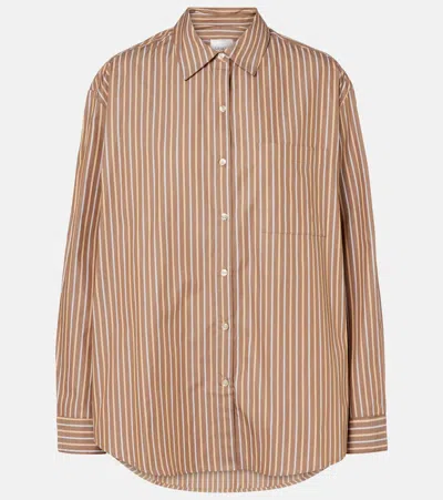 Leset Hemd Yoshi Aus Twill In Brown
