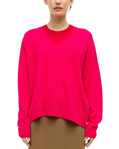 Leset Zoe Sweater In Red