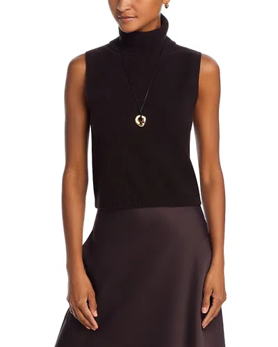 Leset Zoe Turtleneck Sweater In Chocolate