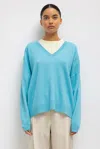 Leset Zoe V Neck In Caribbean