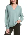 Leset Zoe Wool & Cashmere-blend Sweater In Green