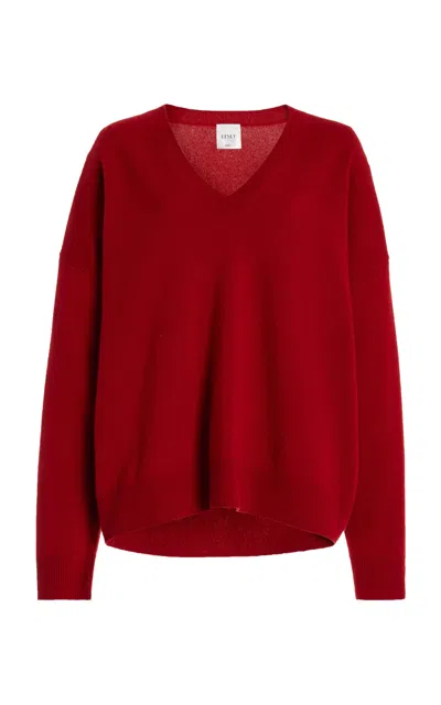 Leset Zoe Wool-cashmere Sweater In Red