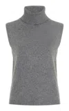 Leset Zoe Wool-cashmere Turtleneck Sweater In Grey