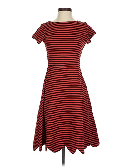 Pre-owned Lesley Evers Casual Dress In Red
