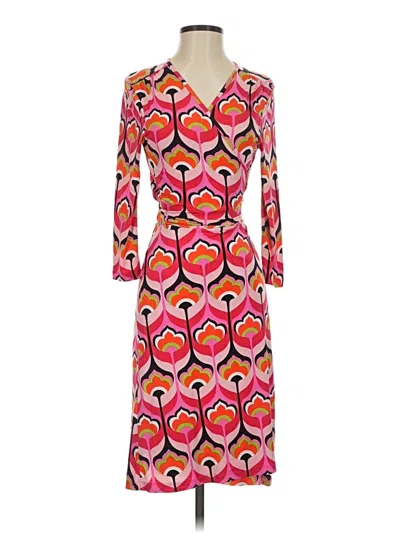 Pre-owned Lesley Evers Cocktail Dress In Pink