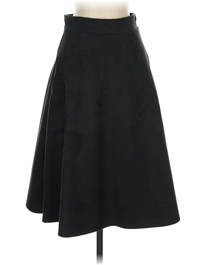 Pre-owned Lesley Evers Formal Skirt In Black