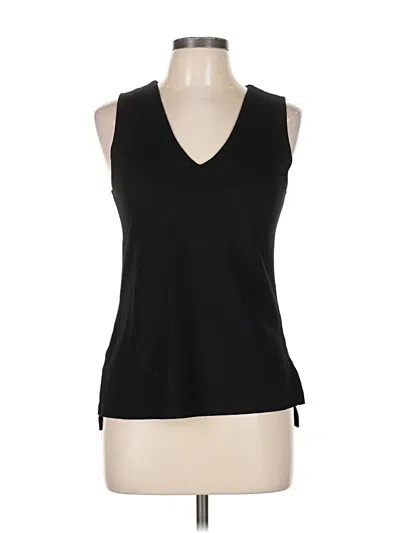 Pre-owned Lesley Evers Sleeveless T-shirt In Black