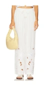 Leslie Amon Coral Reef Pant In White