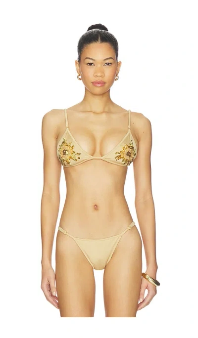 Leslie Amon Cynthia Sun Bikini Top In Multi