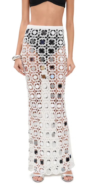 Leslie Amon Postiano Skirt White