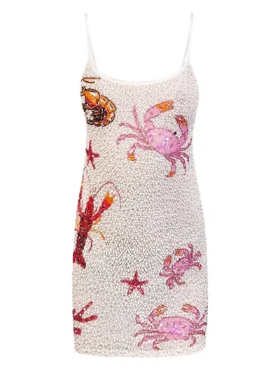 Leslie Amon Seafood Dress In White