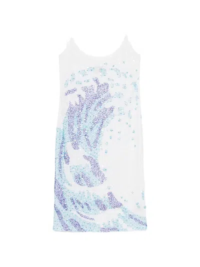 Leslie Amon Sequin-embellished La Surf Dress In Multi