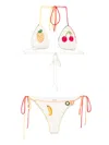 Leslie Amon Tutti Frutti Embroidered Bikini