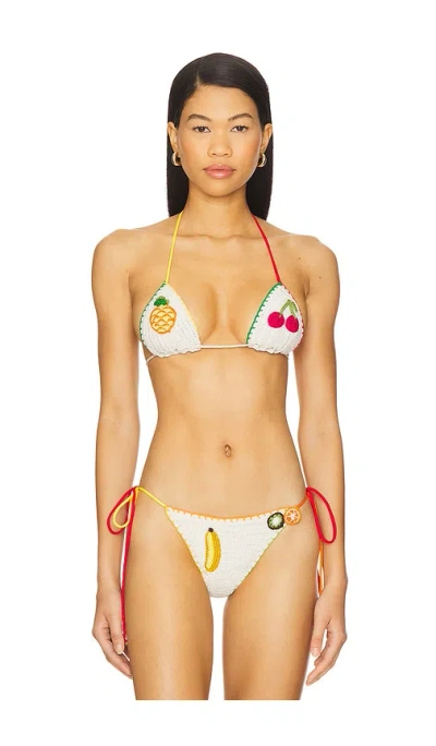 LESLIE AMON TUTTI FRUTTI BIKINI TOP