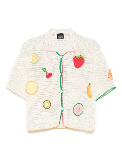 Leslie Amon Tutti Frutti Shirt In Neutral