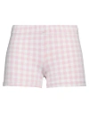 Leslie Amon Woman Shorts & Bermuda Shorts Light Pink Size M Polyamide, Polyester, Elastane In Pink