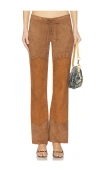 Leslie Amon X Revolve Coyote Ugly Pant In Brown