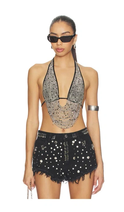 Leslie Amon X Revolve Round Floating Desert Top Silver