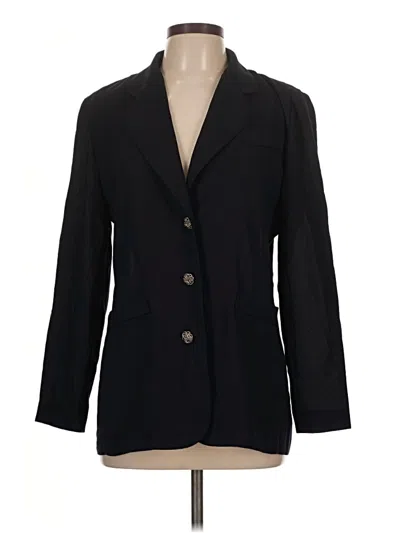 Pre-owned Leslie Fay Blazer Jacket In Black