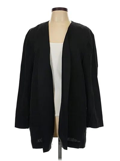 Pre-owned Leslie Fay Blazer Jacket In Black