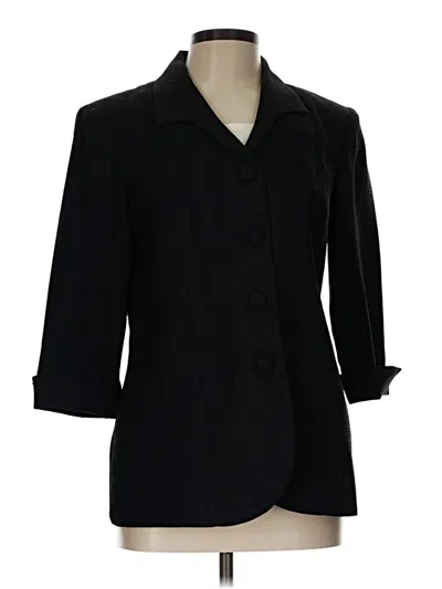 Pre-owned Leslie Fay Blazer Jacket In Black