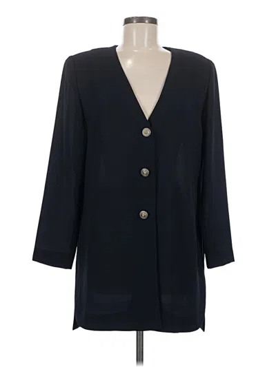 Pre-owned Leslie Fay Blazer Jacket In Blue