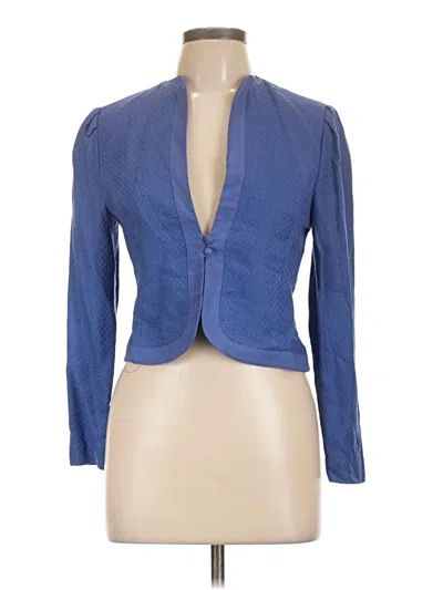 Pre-owned Leslie Fay Blazer Jacket In Blue